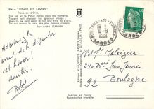 CPM Visage des Landes Troueau d'Oies Ton val et la Palud restes dans ma memoire