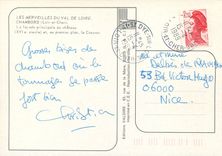 CPM Les Merveilles du Val de Loire Chambord Loir et Cher La facade principale du chateau et au premi