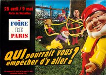 CPM Foire de Paris 28 Avril 9 Mai Porte de Versailles Qui Pourait vous empecher d'y aller 