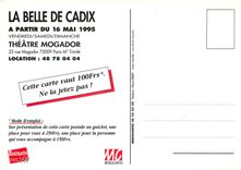 CPM La Belle de Cadix a partir du 16 Mai 1995 Theatre Mogador