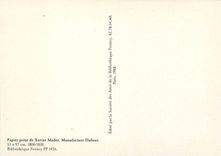 CPM Papier peint de Xavier Mader Manufacture Dufour