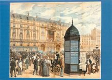 CPM La Rue Lafayette en 1888 