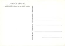 CPM Chateau de Versailles l'Allee des trois Fontaines et la Fontaine du soir 