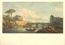 CPM Peinture Francaise Claude Joseph Vernet Le pont et le chateau de Saint Ange Musee du Louvre 