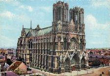 CPM La Cathedrale de Reims avant la guerre 
