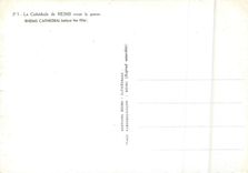 CPM La Cathedrale de Reims avant la guerre 