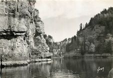 CPM Lac ou Villers Doubs Les bassins du Dous Rocher Louis Philippe 