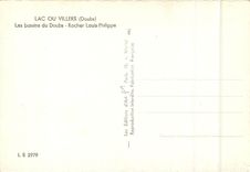 CPM Lac ou Villers Doubs Les bassins du Dous Rocher Louis Philippe 