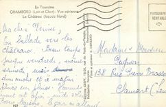 CPM En Touraine Chambord Loir et Cher Vue aerienne Le Chateu facade Nord