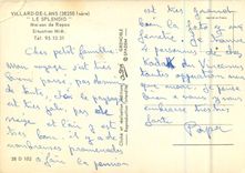 CPM Villard de Lans Isere Le Splendo Maison de Repos