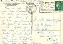 CPM Hautes Pyrenees La cascade du Cerisey Pont d'Espagne 