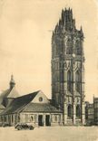 CPM Verneuil sur Avre Eure L'Eglise de la Madeleine Magnifique Tour 