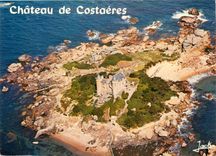 CPM Couleurs de Bretagne la Cote de Granit Rose Ploumanac'h le Chateau de Costaeres 