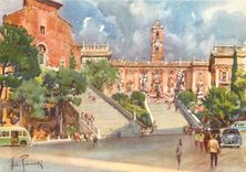 CPM Rome Le Capitole et l'Aracoeli 