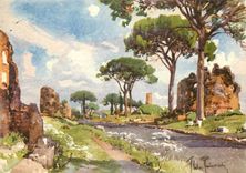 CPM Rome Rue Appia Antique 