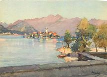 CPM Lago Maggiore Isola del Pescatori vista dall'Isola Bella 
