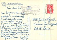 CPM Contrexeville Etablissement thermal la buvette 
