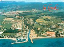 CPM La Londe Les Maures Vue aerienne du Port de Miramar 