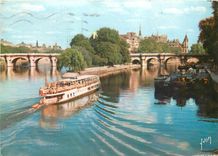 CPA Paris Promenade en bateau sur la Seine 