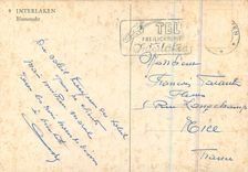 CPA Interlaken Blmenuhr