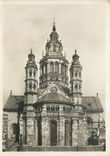 CPM Der Dom Zu Mainz Aussenansicht des Westbaues 