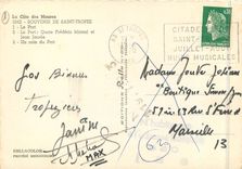 CPM La Cote des Maures Souvenir de Saint Tropez