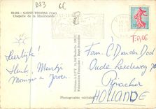 CPM Saint Tropez Chapelle de la Misericorde