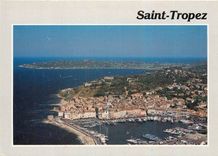 CPM Saint Tropez (Var) vue generale aerienne