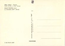 CPM Saint Tropez (Var) La Citadelle (XVIe s)