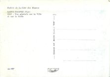 CPM Saint Tropez (Var) Vue generale sur la ville et sur le golfe Reflets de la cote des Maures