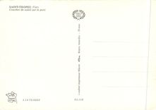 CPM Saint Tropez (Var) Coucher de soleil sur le port