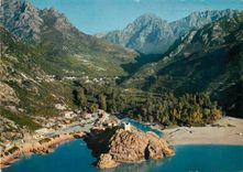 CPM Charmes et Couleurs de la Corse Porto (Corse) Son magnifique Panorama