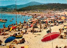 CPM La Cote des Maures Bormes les Mimosas (Var) La Plage de la Faviere