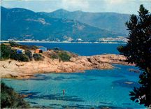 CPM Couluers et Lumiere de France La Corse Oasis de Beaute Sagone Crique aux eaux claires dans le go