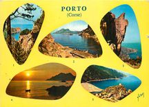 CPM Porto Corse Couleurs et Lumiere de France La Corse Oasis de Beaute