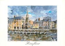 CPM Honfleur (Calvados) Aquarelle de Pierre Legrand