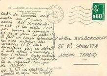 CPM Vallouise les joies de la niege l'Eglise le Pont sur le cyr vieille fontaine