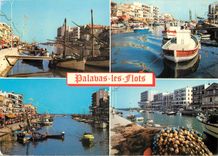 CPM Palavas les Flots (Herault) le canal sous differents aspects