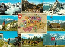 CPM Suisse Chevre Chevaux Jura