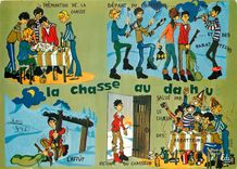 CPM Images de Chez nous la Chasse au Dahu 