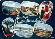 CPM Hendaye (Frontiere France Espagnole) Folklore Enfants
