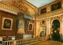CPM Chateau de Versailles Chabre du Roi en 1701