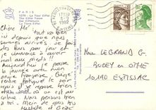 CPM Paris La Tour Eiffel