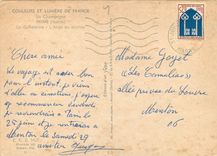 CPM Couleurs et Lumiere de France La Chapagne Reims (Marne) La Cathedrale l'Ange au sourire