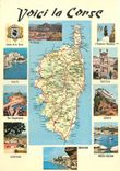 CPM Voici la Corse Calvai Iles Sanguinaires Sartene Empereur Napoleon 1er Bastia Corte Porto Vecchio