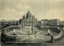 CPM Citta Del Vaticano Palce Saint Pierre et la Basilique