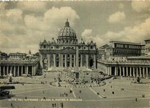 CPM Citta Del Vaticano Place Saint Pierre et Basilique