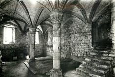 CPM Prieure de Saint Leu d'Esserent (Oise) Salles souterrsaines (XIIIes)