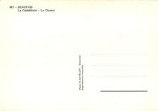 CPM Beauvais la cathedrale le Choeur