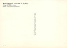 CPM Evron (Mayenne) Basilique N D de l'Epine Vierge de l'Enfant assise